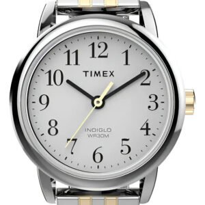 Reloj Analogico Timex Easy Reader Indiglo Plata/dorado Mujer