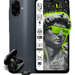 Celular Samsung Galaxy A07 Dual Sim 128gb 4gb Ram + Kit Negro