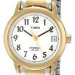 Reloj Analogico TIMEX Easy Reader 25mm indiglo banda extendible acero inoxidable dorado e plata