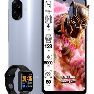 Celular Samsung Galaxy A07 Dual Sim 4gb Ram 128gb + Kit Violeta