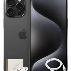 Apple Iphone 15 Pro Max 256 Gb Esim - Negro Titanio + Regalo Titanio Negro (Reacondicionado)