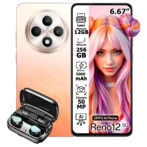 Celular Oppo Reno 12f 5g 12 Gb Ram 256gb Dual Sim + Kit Naranja