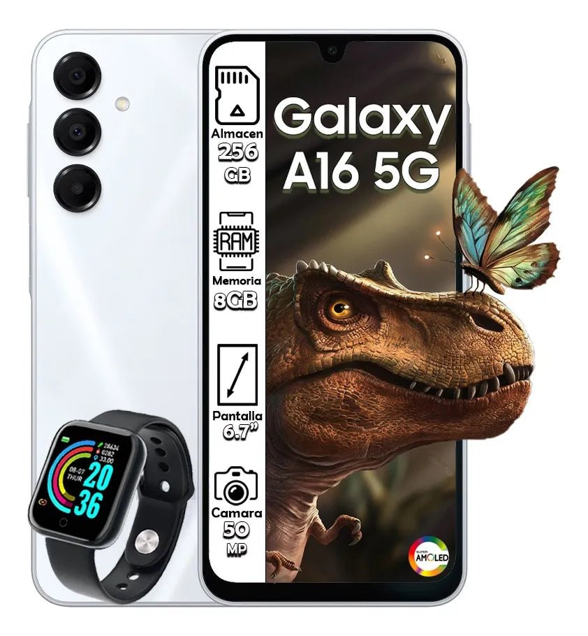 Celular Samsung Galaxy A16 5g Dual Sim 256gb 8gb Ram + Kit