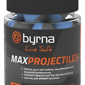 Municion Byrna Max Gas Pimienta Lacrimogeno .68 - 25 Piezas Azul Marino