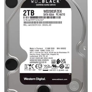 Western Digital 2tb Wd Black Performance Hdd Interno. Negro
