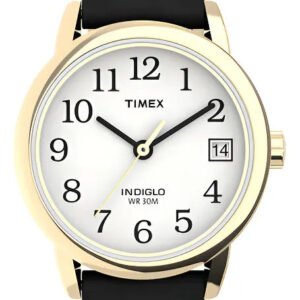 Reloj Analogico Timex Easy Reader Indiglo Negro Mujer