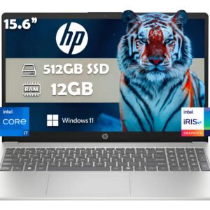 Laptop Hp 15-fd0557nr Intel Core I7-1255u 512gb Ssd 12gb Ram - Plateado