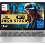 Laptop Hp 15-fd0557rn Intel Core I7-1255u 512gb Ssd 24gb Ram Full Hd 1920x1080px Gráficos Intel Iris Xe Windows 11 Home