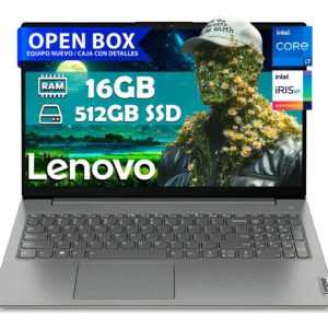 Laptop Lenovo V15 G3 Intel Core I7-1255u 16gb Ram 512gb Ssd - Gris (Nuevo con caja abierta)