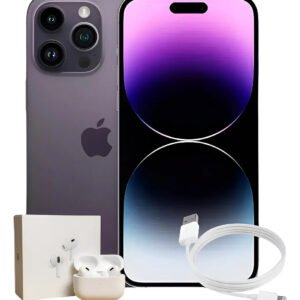 Apple Iphone 14 Pro Max 256 Gb - Esim - Morado Oscuro + Regalo - Morado Oscuro (Reacondicionado)