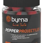Municion Byrna Pepper Gas Pimienta 0.68 25 Piezas Gotcha Rojo