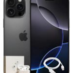 Apple Iphone 16 Pro Max De 256gb Esim Negro Titanio + Regalo - Titanio Negro (Reacondicionado)