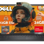 Laptop Dell 3535 Amd Ryzen 7-7730u 512gb Ssd 24gb Ram Touch - Negro