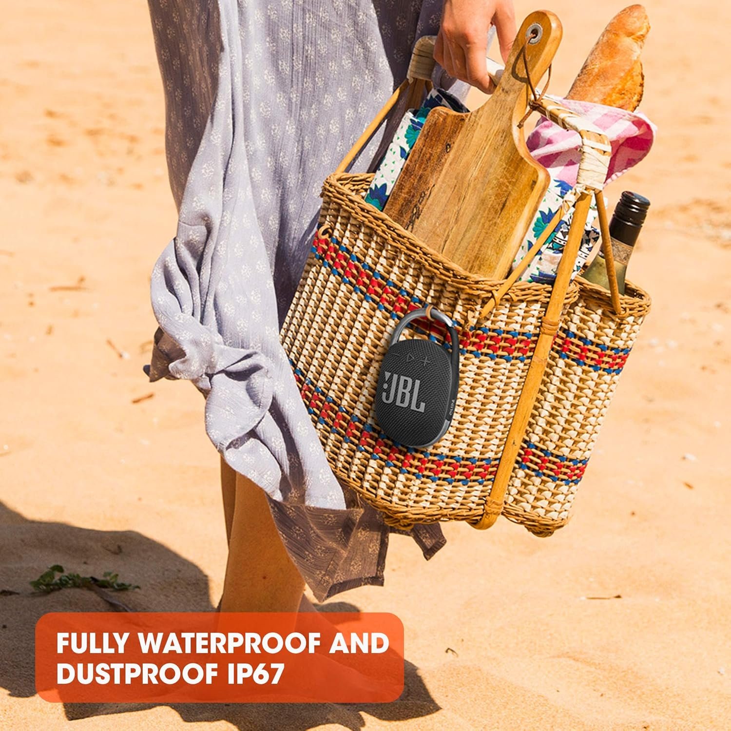 JBL Clip 5 Bocina Portátil Bluetooth, 7W de Potencia, Reproducción 12 Horas, Resistente al Agua y al Polvo IP67 - Negro - Image 5